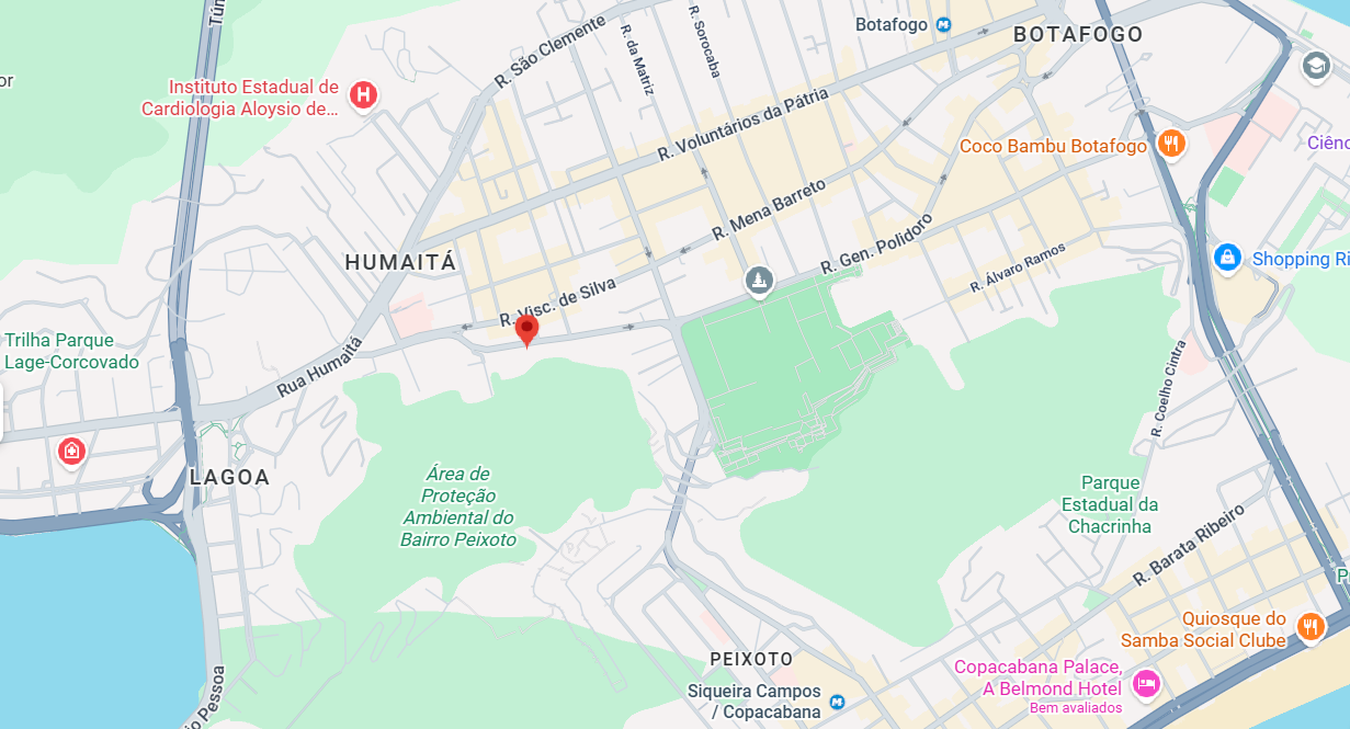 Localização da Mister Car no Google Maps - Rua Pinheiro Guimarães, 99, Botafogo - RJ